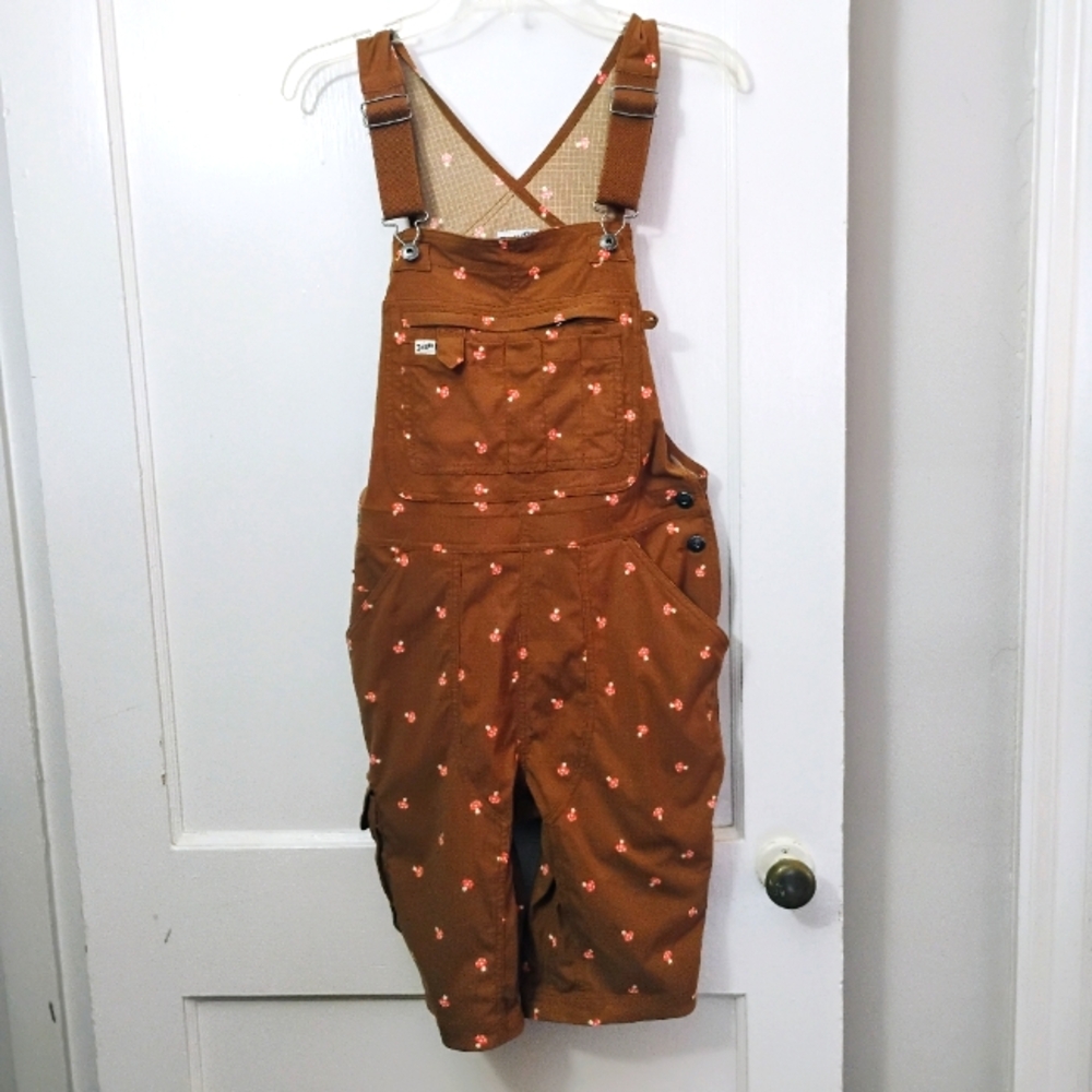 Duluth Women's Heirloom Gardening Short Overalls, Size Small